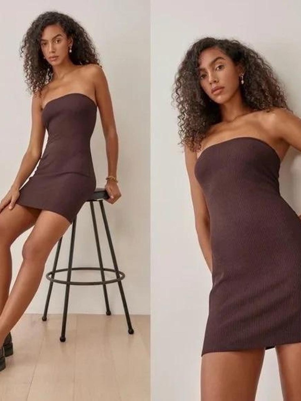 Reformation Kala Dress - Walnut (NWT)